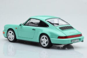 Porsche 911 964 Carrera 2 Mint Verde Norev 1:18 187327 Pressofusione — immagine 7 di 8