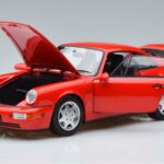 Porsche 911 964 Carrera 2 Rosso Norev 1:18 187320 Pressofusione - image 2 of 7
