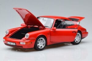 Porsche 911 964 Carrera 2 Rosso Norev 1:18 187320 Pressofusione — immagine 2 di 7