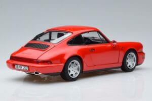 Porsche 911 964 Carrera 2 Rosso Norev 1:18 187320 Pressofusione — immagine 3 di 7