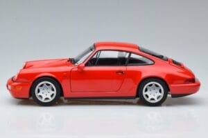 Porsche 911 964 Carrera 2 Rosso Norev 1:18 187320 Pressofusione — immagine 4 di 7