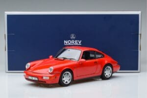 Porsche 911 964 Carrera 2 Rosso Norev 1:18 187320 Pressofusione — immagine 7 di 7