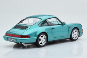 Porsche 911 964 Carrera 2 Wimbledon Verde Norev 1:18 187329 Pressofusione — immagine 4 di 8