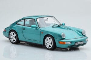 Porsche 911 964 Carrera 2 Wimbledon Verde Norev 1:18 187329 Pressofusione — immagine 6 di 8