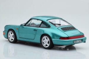 Porsche 911 964 Carrera 2 Wimbledon Verde Norev 1:18 187329 Pressofusione — immagine 7 di 8