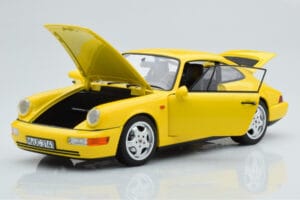 Porsche 911 964 Carrera 2 Giallo Norev 1:18 187328 Pressofusione — immagine 2 di 8