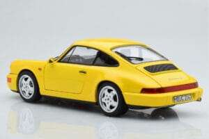 Porsche 911 964 Carrera 2 Giallo Norev 1:18 187328 Pressofusione — immagine 7 di 8