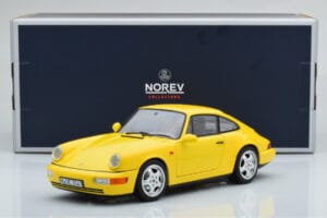 Porsche 911 964 Carrera 2 Giallo Norev 1:18 187328 Pressofusione — immagine 8 di 8