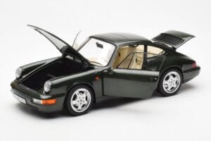 Porsche 911 964 Carrera 4 Verde Metallizzato Asia Exclusive Norev 1:18 187326 Pressofusione — immagine 2 di 8