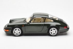 Porsche 911 964 Carrera 4 Verde Metallizzato Asia Exclusive Norev 1:18 187326 Pressofusione — immagine 4 di 8