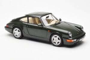 Porsche 911 964 Carrera 4 Verde Metallizzato Asia Exclusive Norev 1:18 187326 Pressofusione — immagine 6 di 8
