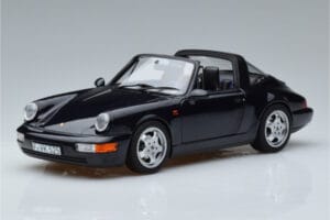 Porsche 911 964 Carrera 4 Targa Blu Norev 1:18 187340 Pressofusione