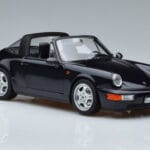 Porsche 911 964 Carrera 4 Targa Blu Norev 1:18 187340 Pressofusione - image 6 of 8