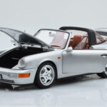Porsche 911 964 Carrera 4 Targa Polar Argento Norev 1:18 - image 2 of 9
