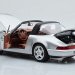 Porsche 911 964 Carrera 4 Targa Polar Argento Norev 1:18 - image 3 of 9