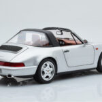 Porsche 911 964 Carrera 4 Targa Polar Argento Norev 1:18 - image 5 of 9