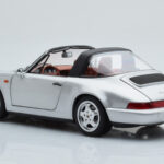 Porsche 911 964 Carrera 4 Targa Polar Argento Norev 1:18 - image 8 of 9