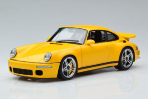 Porsche 911 964 RUF CTR Anniversary Blossom Giallo Almost Real 1:18