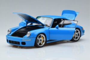 Porsche 911 964 RUF SCR Mexico Blu Almost Real 1:18 880202 Pressofusione — immagine 2 di 10