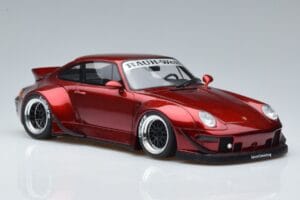 Porsche 911 964 RWB Duck Tail Candy Apple GT Spirit 1:18 GT759 Resina — immagine 4 di 6