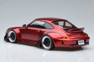 Porsche 911 964 RWB Duck Tail Candy Apple GT Spirit 1:18 GT759 Resina — immagine 5 di 6
