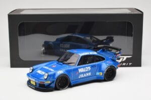 Porsche 911 964 RWB Osho Arrow Blu GT Spirit 1:18 GT448 Resina — immagine 6 di 6