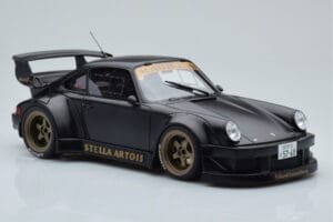 Porsche 911 964 RWB Stella Artois Nero GT Spirit 1:18 GT421 Resina — immagine 4 di 6