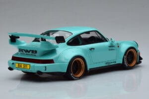 Porsche 911 964 RWB Tiffany Blu GT Spirit 1:18 GT875 Resina — immagine 2 di 6