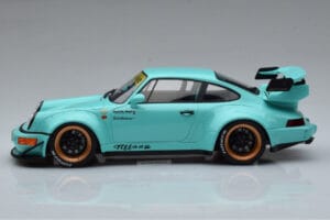 Porsche 911 964 RWB Tiffany Blu GT Spirit 1:18 GT875 Resina — immagine 3 di 6