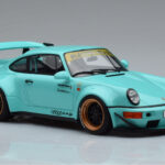 Porsche 911 964 RWB Tiffany Blu GT Spirit 1:18 - image 4 of 6