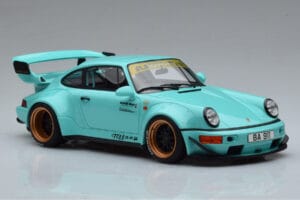 Porsche 911 964 RWB Tiffany Blu GT Spirit 1:18 GT875 Resina — immagine 4 di 6