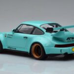 Porsche 911 964 RWB Tiffany Blu GT Spirit 1:18 - image 5 of 6