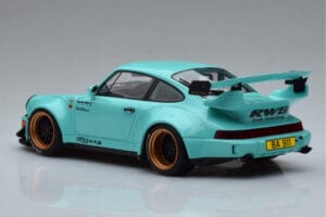 Porsche 911 964 RWB Tiffany Blu GT Spirit 1:18 GT875 Resina — immagine 5 di 6