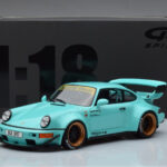 Porsche 911 964 RWB Tiffany Blu GT Spirit 1:18 - image 6 of 6