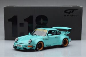Porsche 911 964 RWB Tiffany Blu GT Spirit 1:18 GT875 Resina — immagine 6 di 6