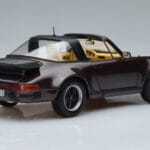 Porsche 911 964 Turbo Targa Marrone Norev 1:18 187665 Pressofusione - image 3 of 8