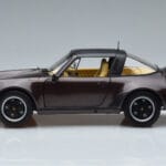 Porsche 911 964 Turbo Targa Marrone Norev 1:18 187665 Pressofusione - image 4 of 8