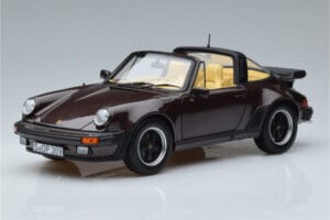 Porsche 911 964 Turbo Targa Marrone Norev 1:18 187665 Pressofusione