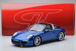 Porsche 911 991 4S Targa Blu GT Spirit 1:18 GT037 Resina — immagine 5 di 5
