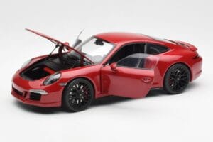 Porsche 911 991 Carrera GTS Carmine Rosso Schuco 1:18 450039000 Pressofusione — immagine 2 di 8