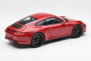 Porsche 911 991 Carrera GTS Carmine Rosso Schuco 1:18 450039000 Pressofusione — immagine 3 di 8