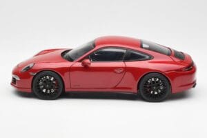 Porsche 911 991 Carrera GTS Carmine Rosso Schuco 1:18 450039000 Pressofusione — immagine 4 di 8
