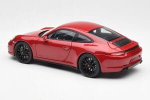 Porsche 911 991 Carrera GTS Carmine Rosso Schuco 1:18 450039000 Pressofusione — immagine 7 di 8
