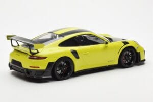 Porsche 911 991.2 GT2 RS Verde Chiaro Con Cerchi In Magnesio Neri Minichamps 1:18 155068300 Pressofusione — immagine 2 di 6