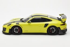 Porsche 911 991.2 GT2 RS Verde Chiaro Con Cerchi In Magnesio Neri Minichamps 1:18 155068300 Pressofusione — immagine 3 di 6