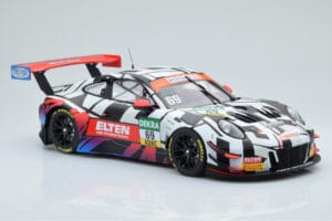 Porsche 911 GT3 R Iron Force by Ring Police #69 J. van Slooten / L. Luhr ADAC GT Masters 2018 Minichamps 1:18 153186969 Press — immagine 3 di 5