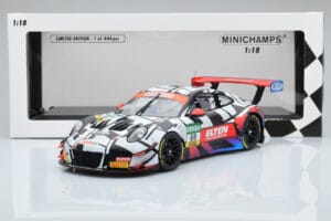 Porsche 911 GT3 R Iron Force by Ring Police #69 J. van Slooten / L. Luhr ADAC GT Masters 2018 Minichamps 1:18 153186969 Press — immagine 5 di 5