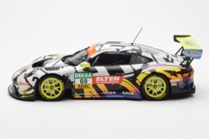 Porsche 911 991.2 GT3 R #69 Team Iron Force Racing Ring Police L. Luhr / M. Holzer ADAC GT Masters 2019 Minichamps 1:18 15319 — immagine 3 di 6