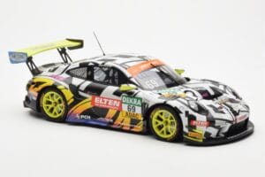 Porsche 911 991.2 GT3 R #69 Team Iron Force Racing Ring Police L. Luhr / M. Holzer ADAC GT Masters 2019 Minichamps 1:18 15319 — immagine 4 di 6