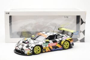 Porsche 911 991.2 GT3 R #69 Team Iron Force Racing Ring Police L. Luhr / M. Holzer ADAC GT Masters 2019 Minichamps 1:18 15319 — immagine 6 di 6
